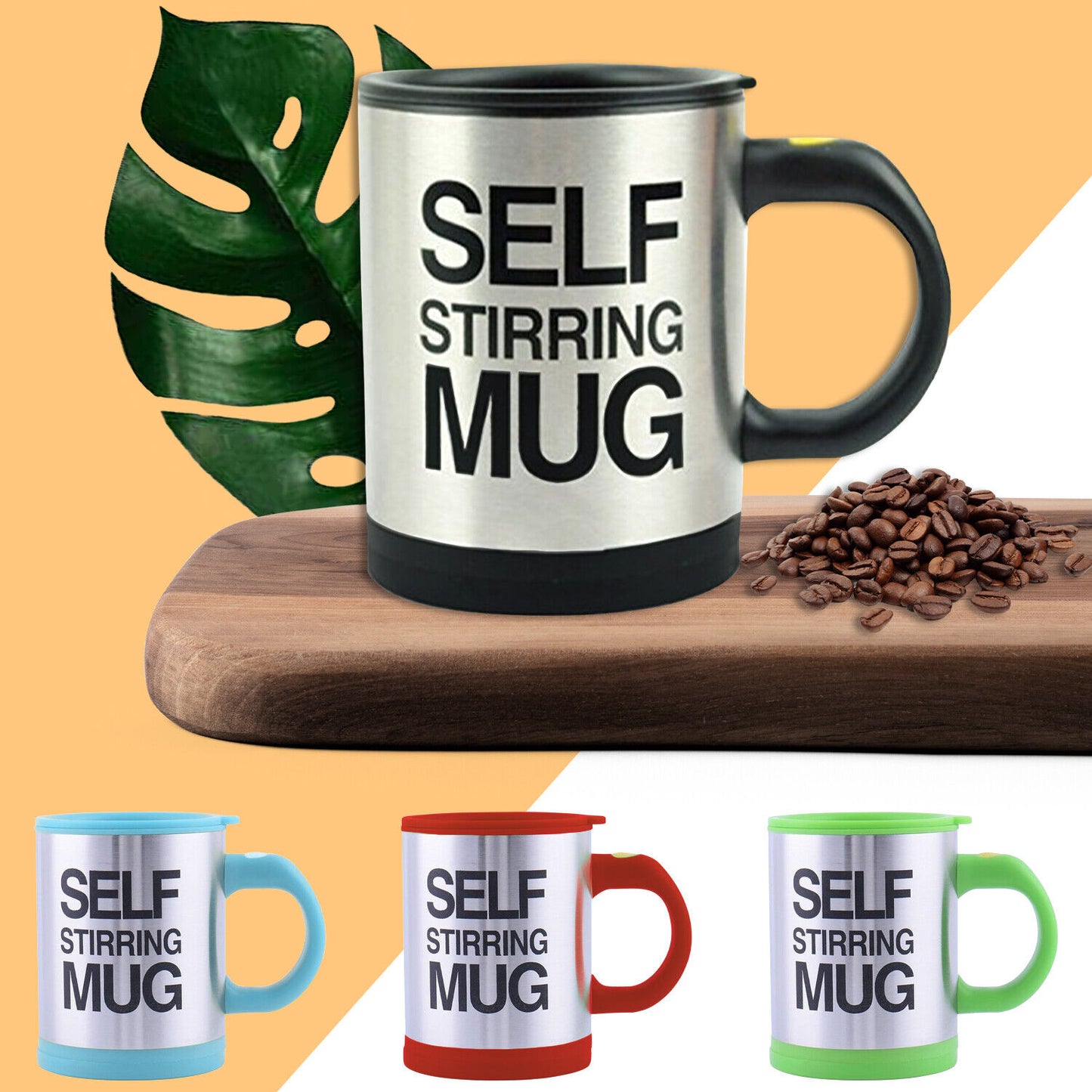Self Stirring Coffee Mug